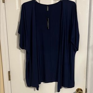 Elegant Navy Blue Women's Top